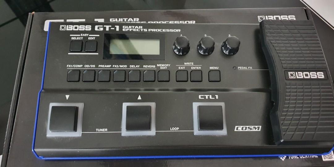 Boss GT1 Guitar Multi Effects Pedal, Hobbies & Toys, Music & Media