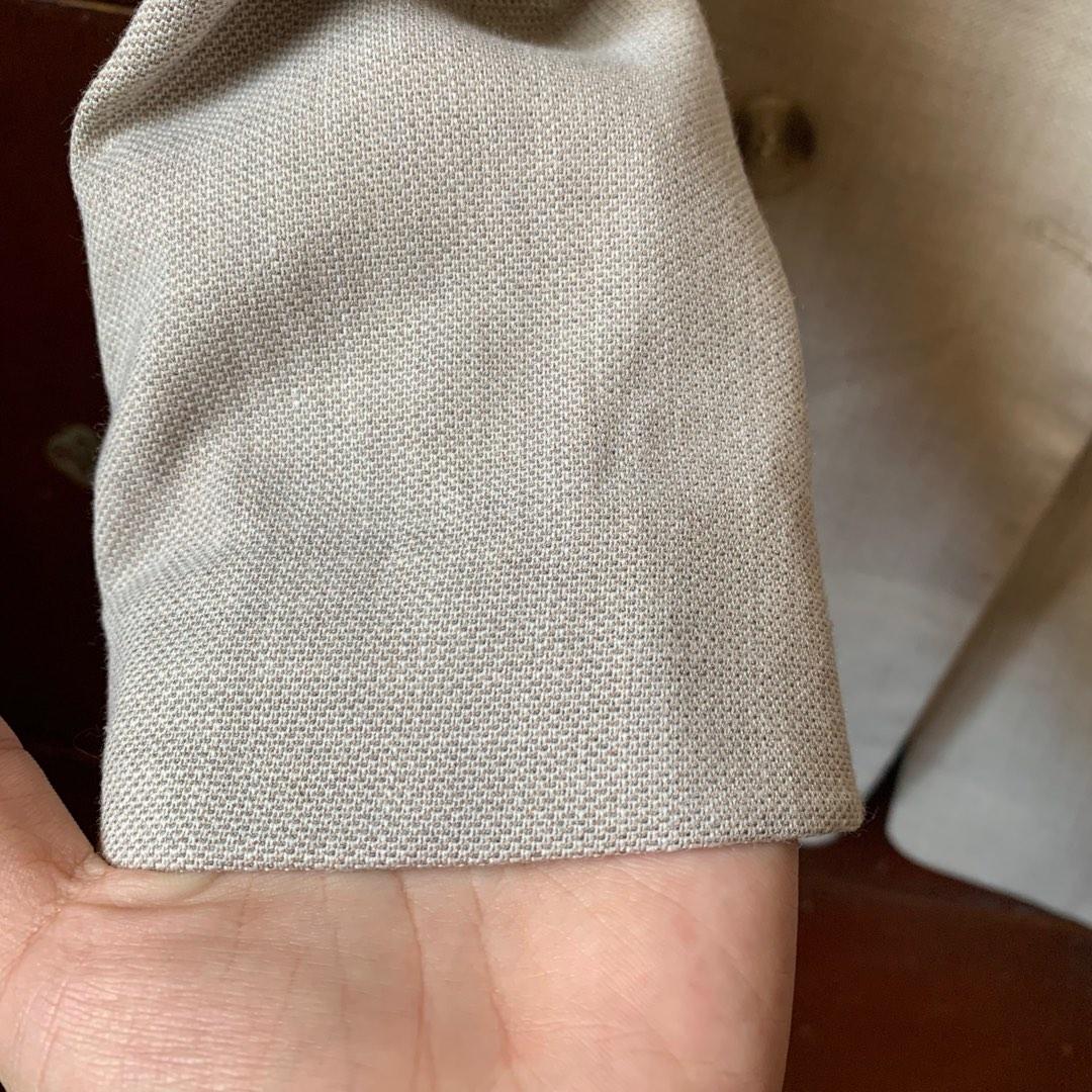 BRANDNEW H&M Oversized Premium Double Breasted Jacket / Grey Blazer