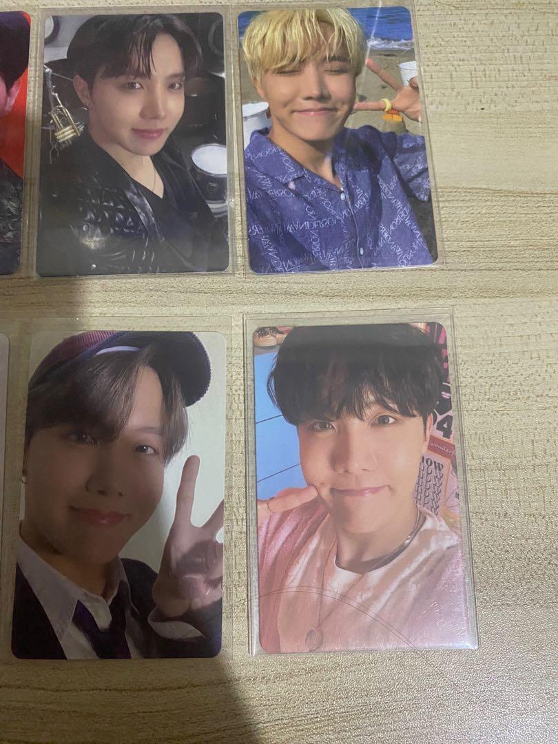 BTS JHOPE / HOBI PHOTOCARD PC (Category: K-Wave Merchandise) located in Manila. Submitted by reesells (Listing ID 1192422134, Image 2). Description: JHOPE / HOBI assorted PC — can sold as tingi — price range: ₱250-350 — can send pic/videos for condition — ONHAND! — Kindly DM me if interested! .