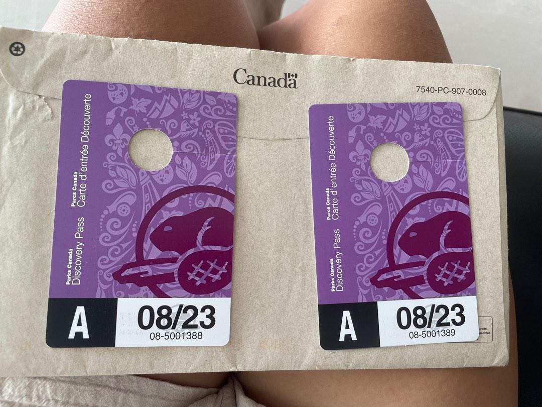 Canada park discovery pass, 1 for 50, 2 for 80, Tickets & Vouchers