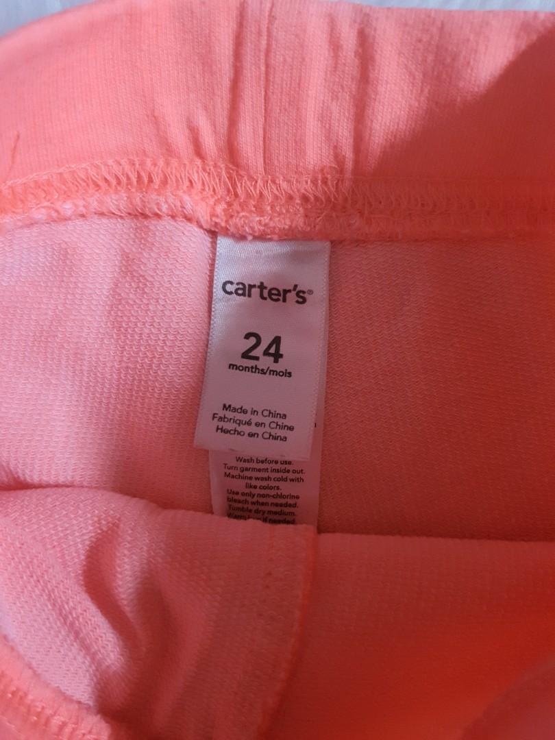 Carter's Orange Shorts 24M on tag (Category: Babies & Kids Fashion) located in Zamboanga. Submitted by abby1614 (Listing ID 1192256703, Image 2). Description: Carter's Orange Shorts 24M on tag.