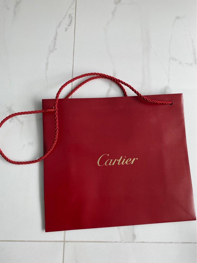 Cartier paper bag new arrivals