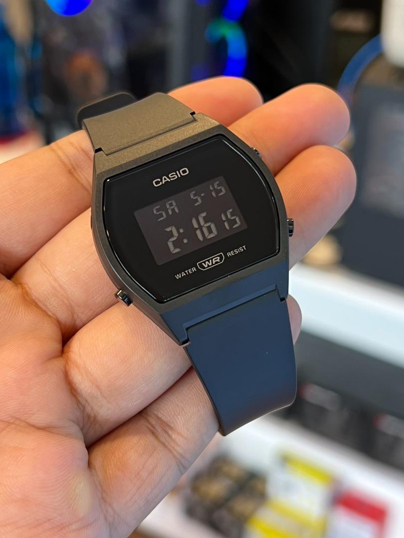 CASIO Digital Black Resin Band Unisex Watch Black Dial LW2041B, Women