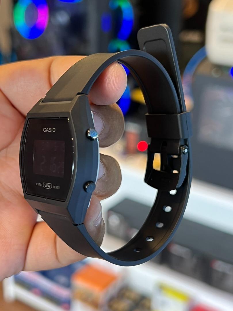 CASIO Digital Black Resin Band Unisex Watch Black Dial LW2041B, Women