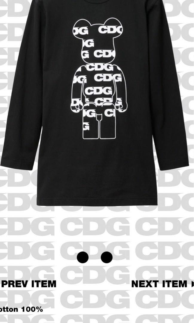 安い格安CDG × BE@BRICK LONG SLEEVE T-SHIRT Tシャツ/カットソー(七分/長袖)