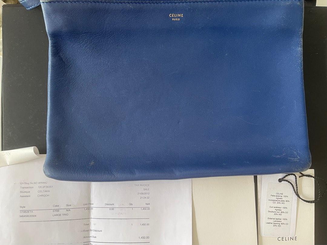 Celine trio abyss blue deals