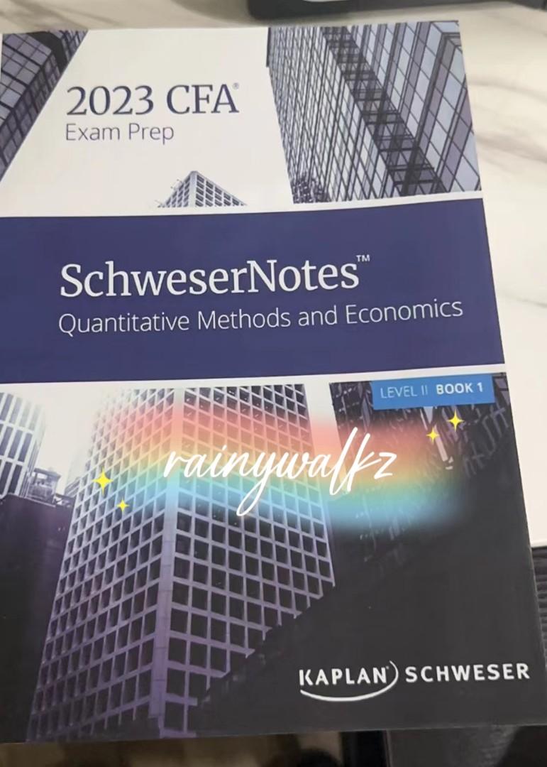 50％OFF】 2023 CFA Level 1 SchweserNotes ecousarecycling.com