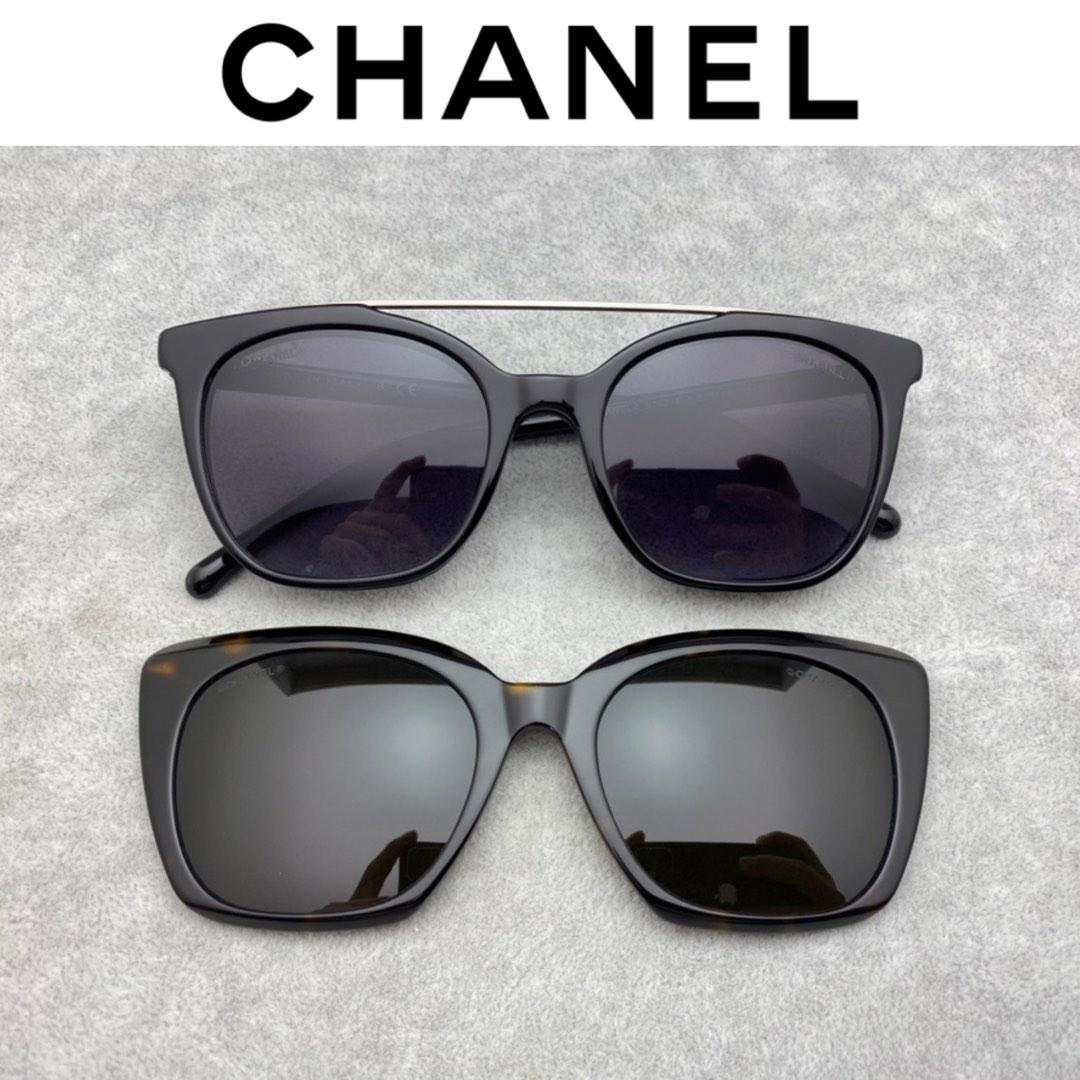 Sundaysunnies - Chanel CH5392 acetate eyewear with 2 clip