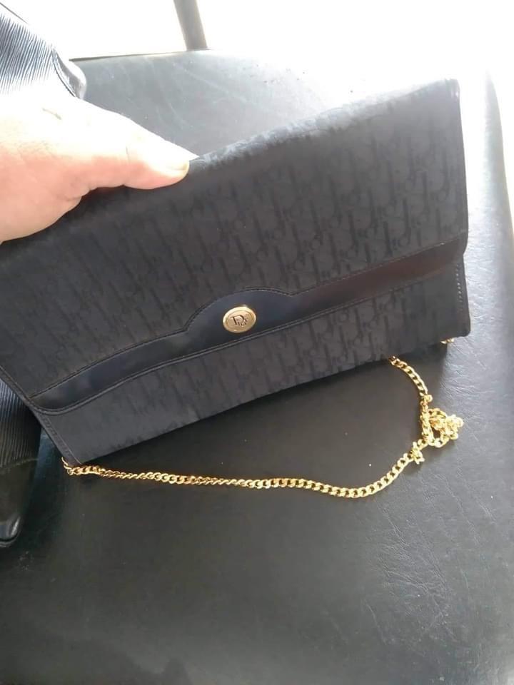 Christian dior black chain sling bag (Category: Luxury Bags & Wallets) located in Butuan. Submitted by natalday (Listing ID 1192238235, Image 3). Description: authentic .