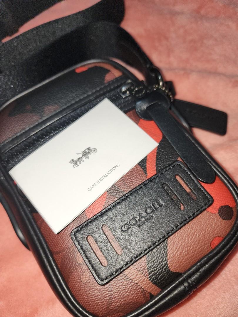 Coach terrain store crossbody in colorblock
