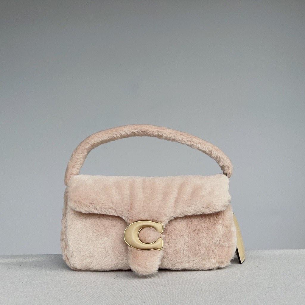 Coach cheap tabby fur