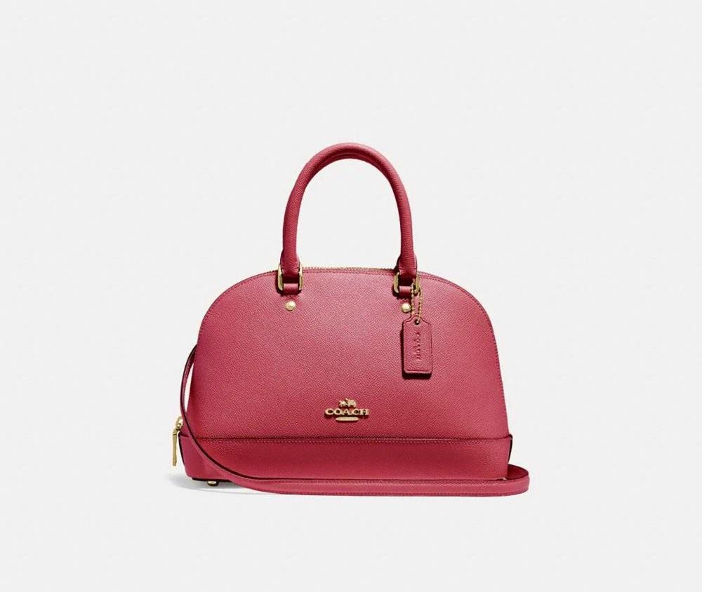 Coach sierra satchel red sale