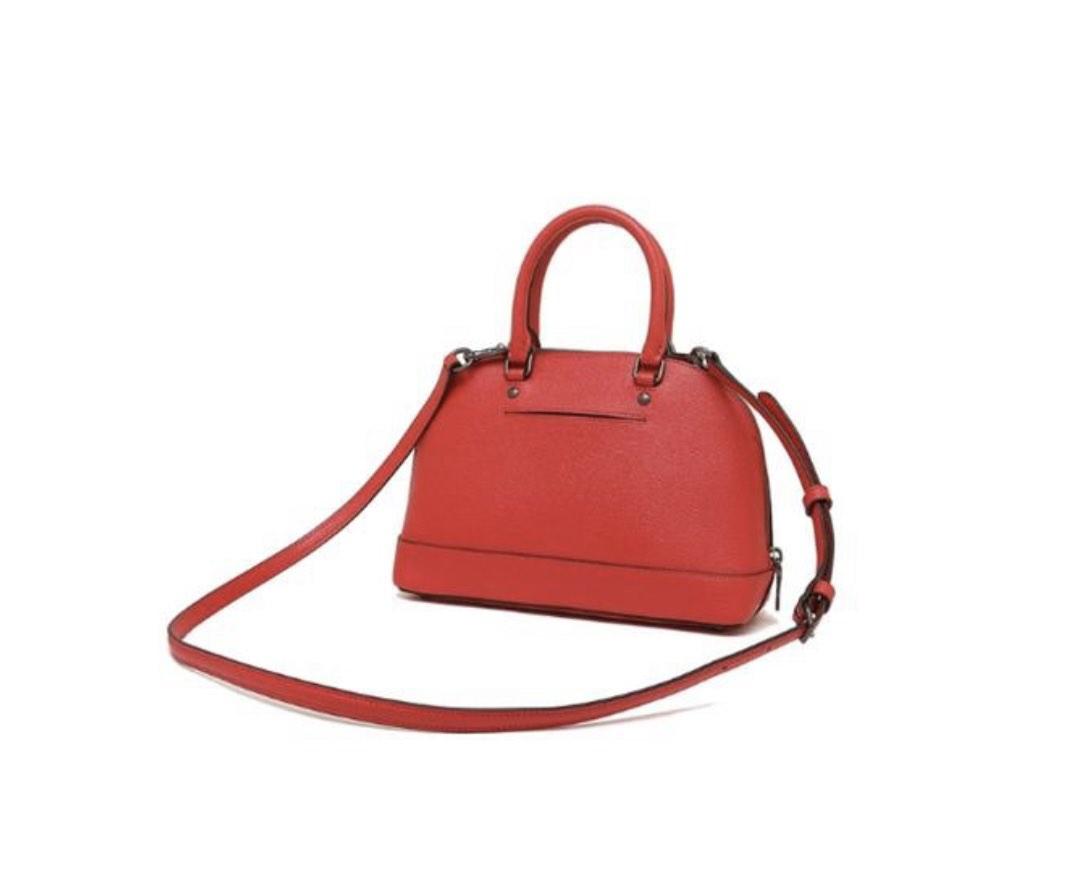 Coach sierra top satchel red