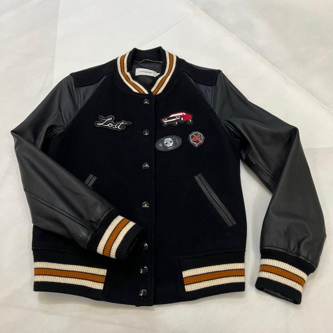 Coach varsity jacket womens discount