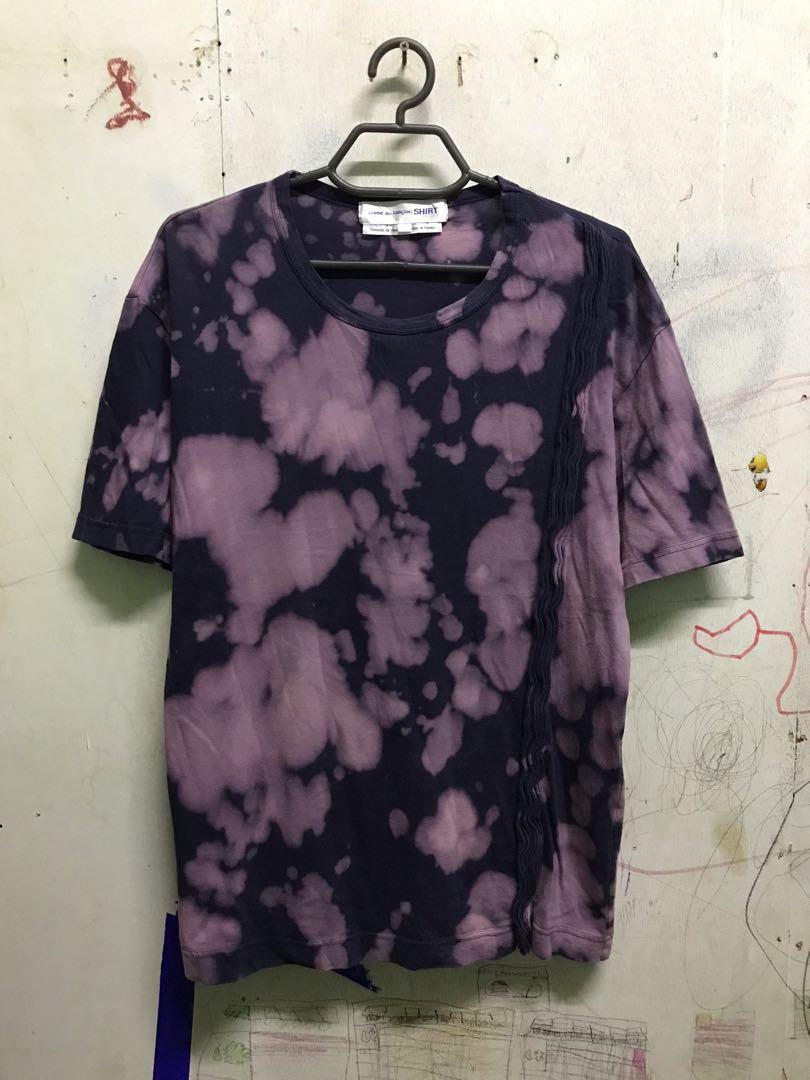 Comme des garcons outlet pink tie dye shirt