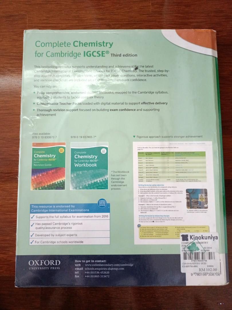 Complete chemistry for cambridge igcse hobbies toys books
