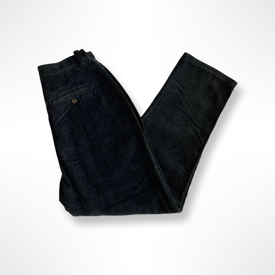 Corduroy pants by Lands’ End, Fesyen Pria, Pakaian , Bawahan di Carousell