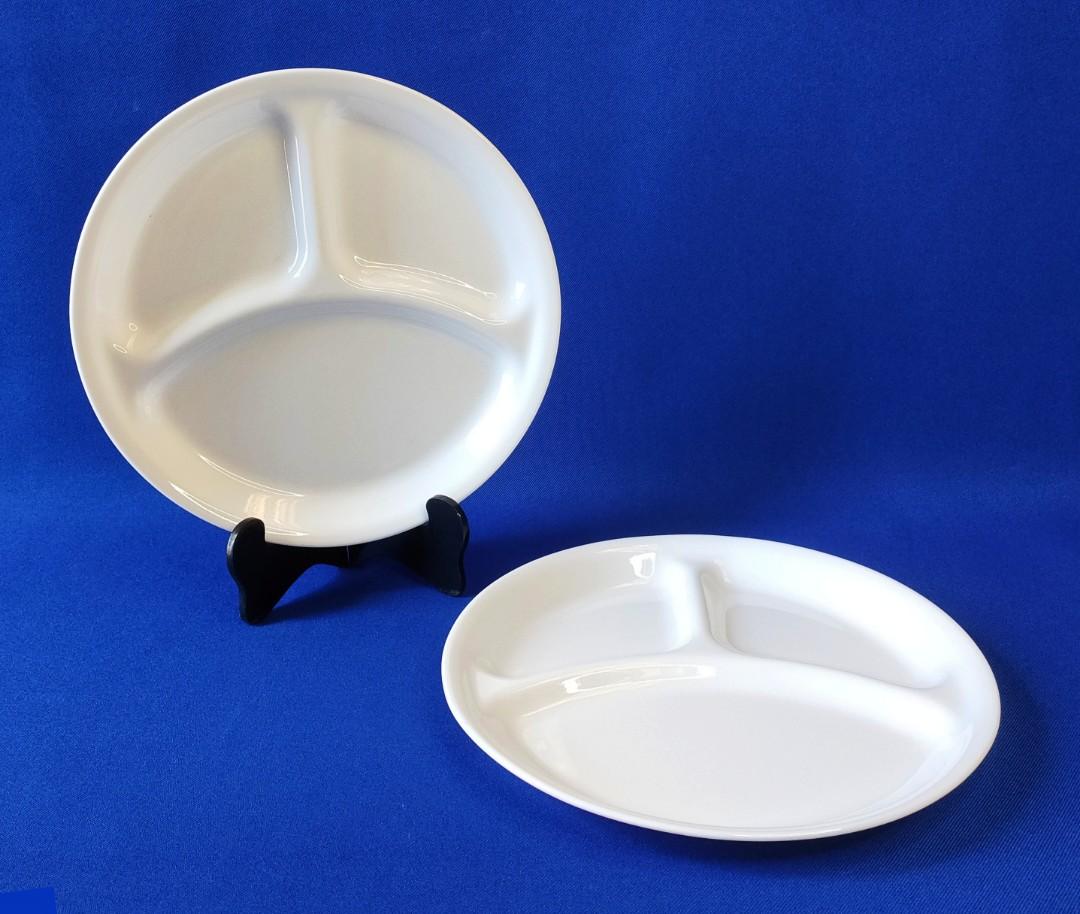 Corelle Divided Plates, Furniture & Home Living, Kitchenware