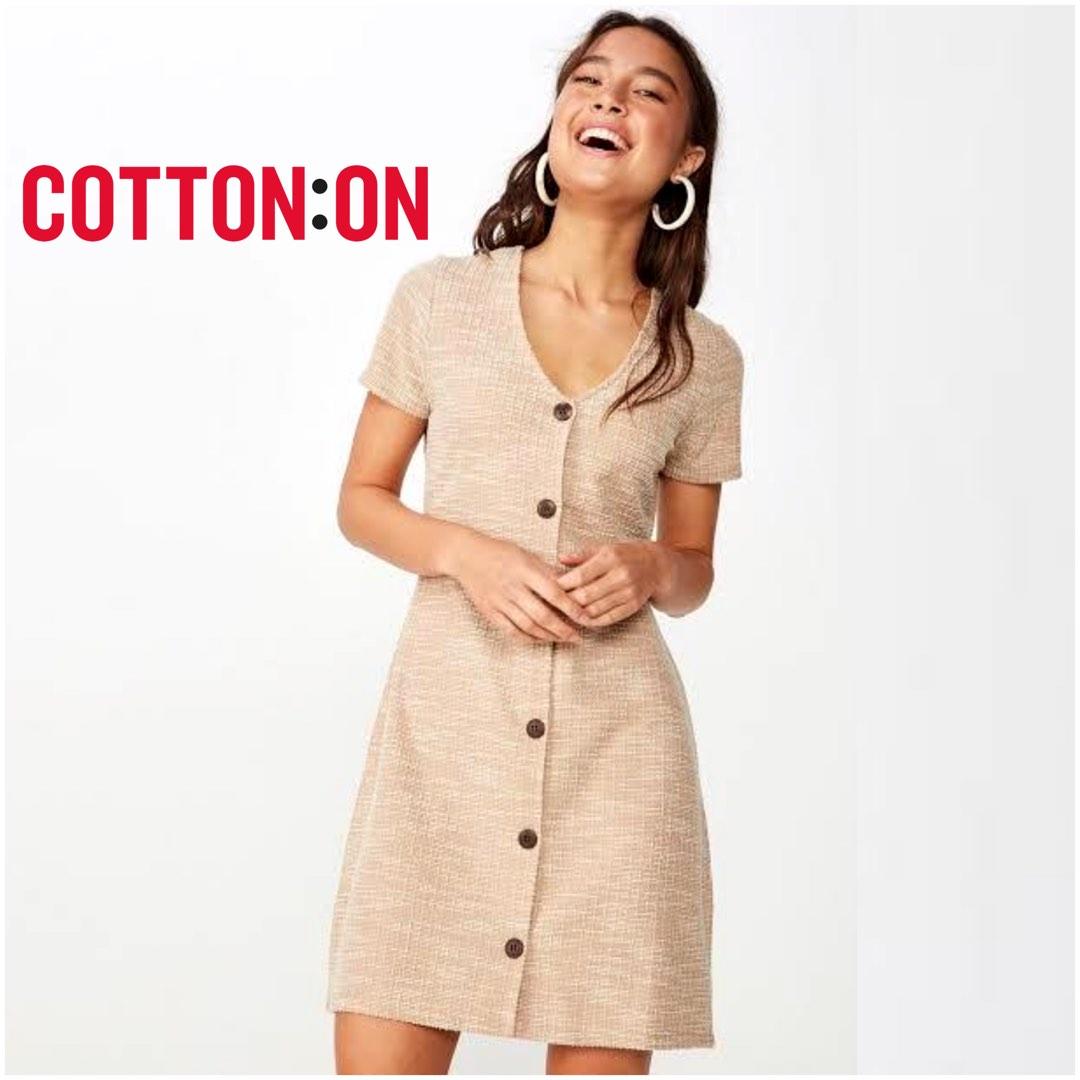 Cotton on button dress clearance