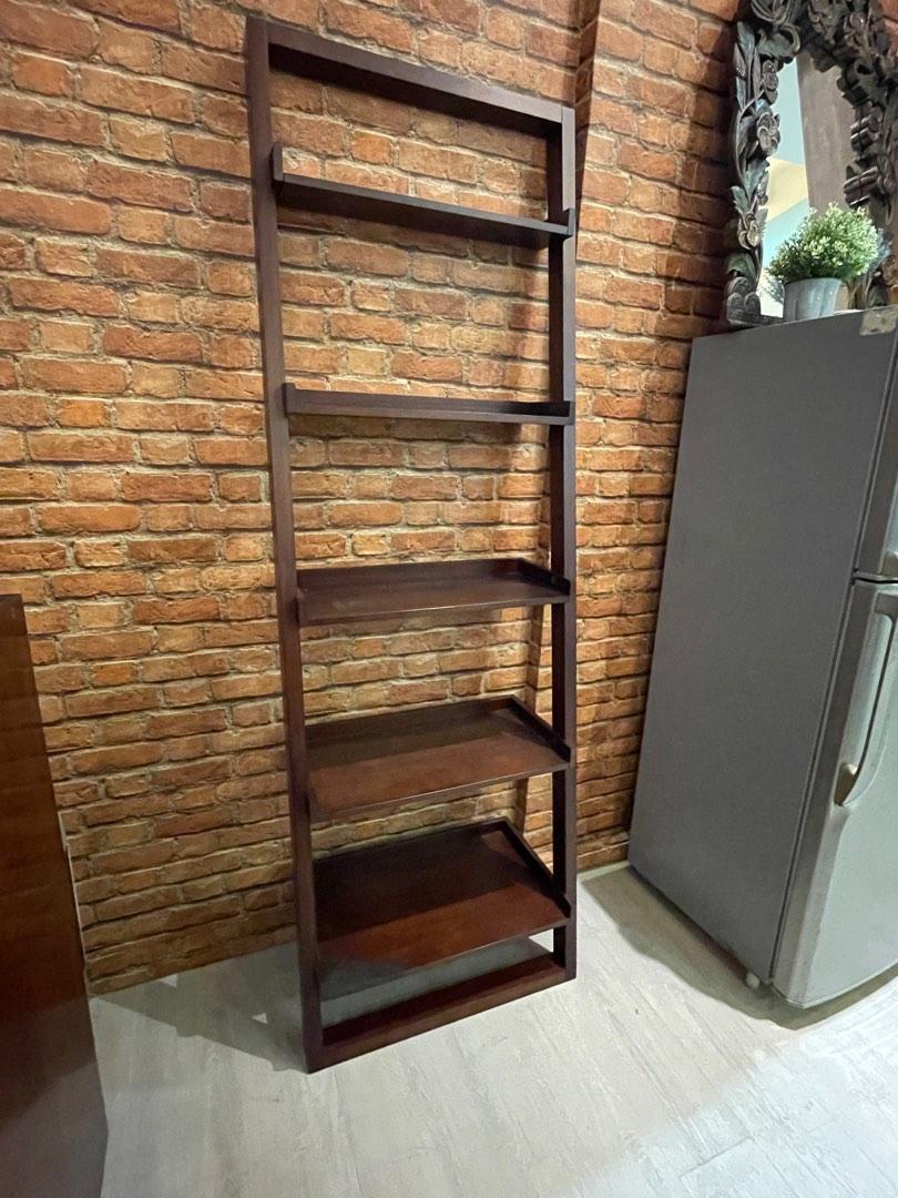 Crate and shop barrel ladder bookcase