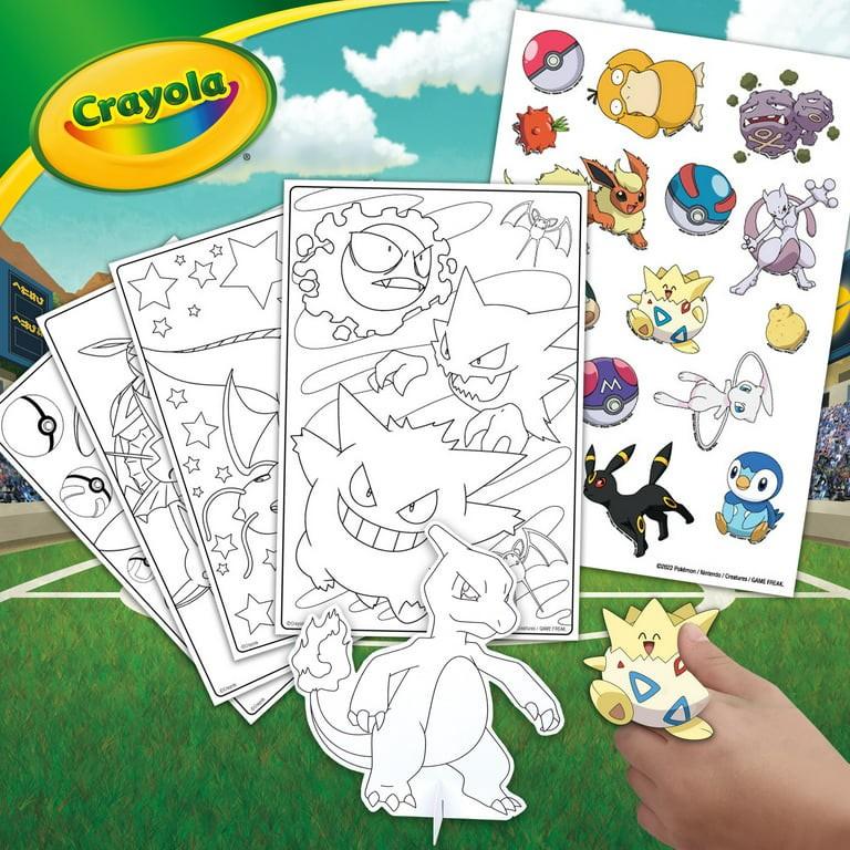 Crayola Create & Color Pokémon Coloring Art Case Charmander, Child, 50