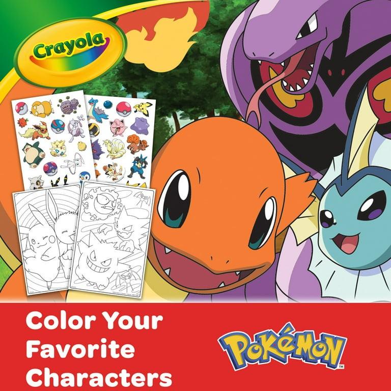 Crayola Create & Color Pokémon Coloring Art Case Charmander, Child, 50