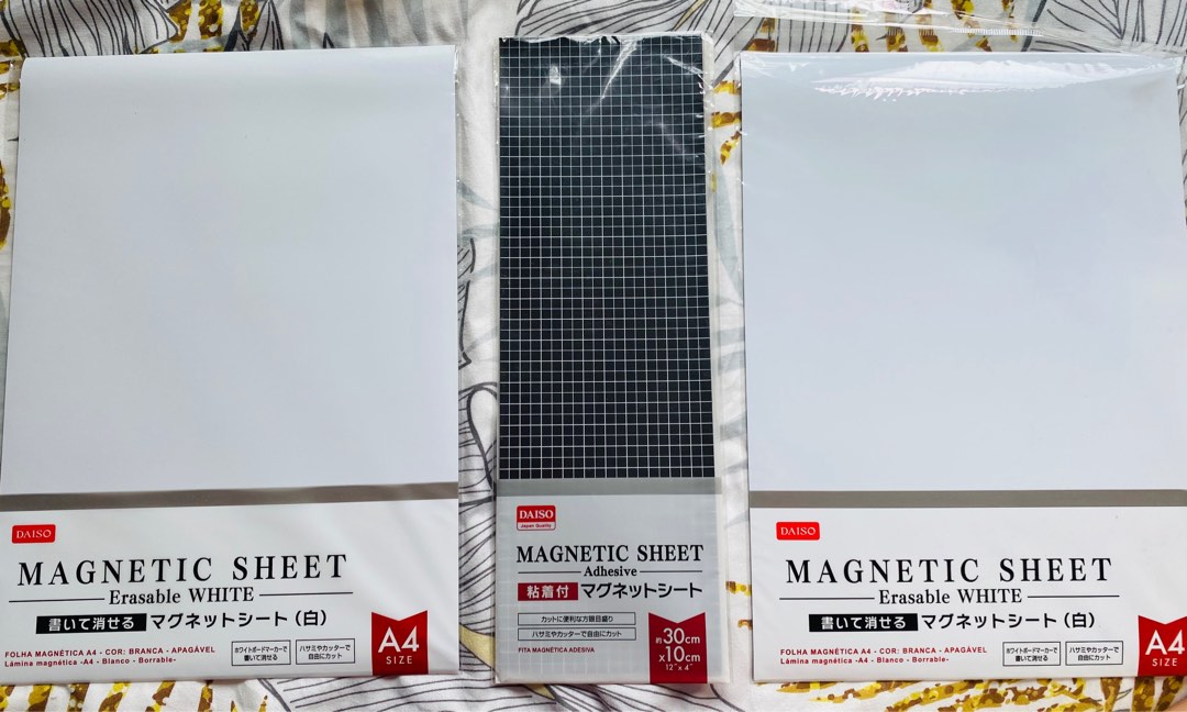 Daiso Sheets & Tacks, Furniture & Home Living, Home