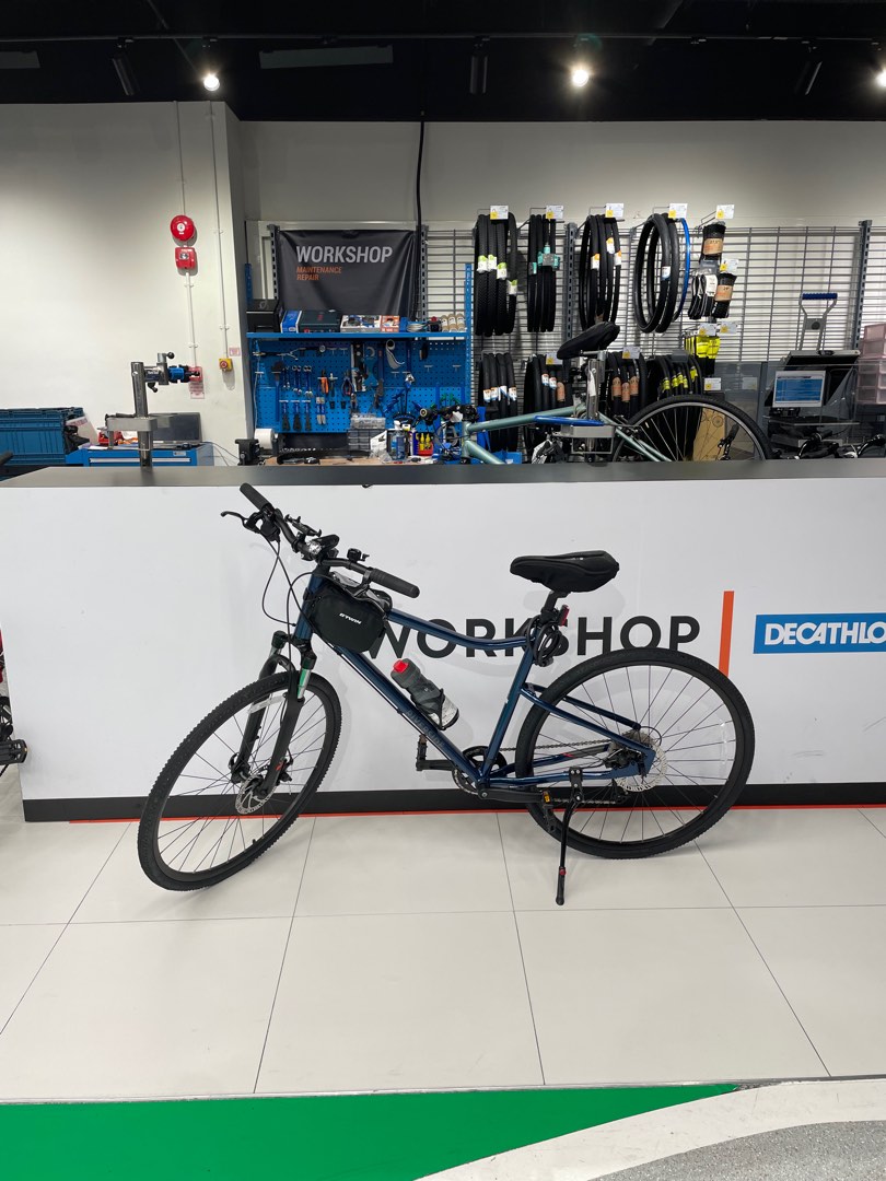 Decathlon Riverside 500 Hybrid Bike (Size L), Sports Equipment