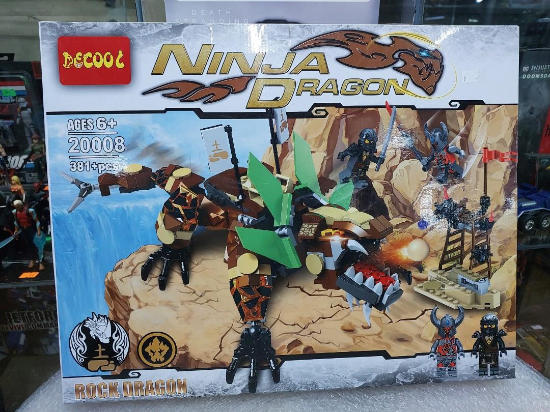 Decool Ninja Dragon Rock Dragon (not Lego. Not Ninja Go.), Hobbies & Toys,  Toys & Games on Carousell