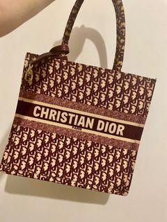 Dior Maroon tote bag