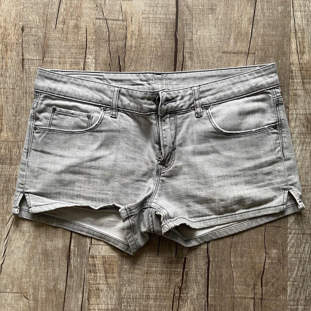 DKNY Grey Denim Shorts Women s Fashion Bottoms Shorts on Carousell