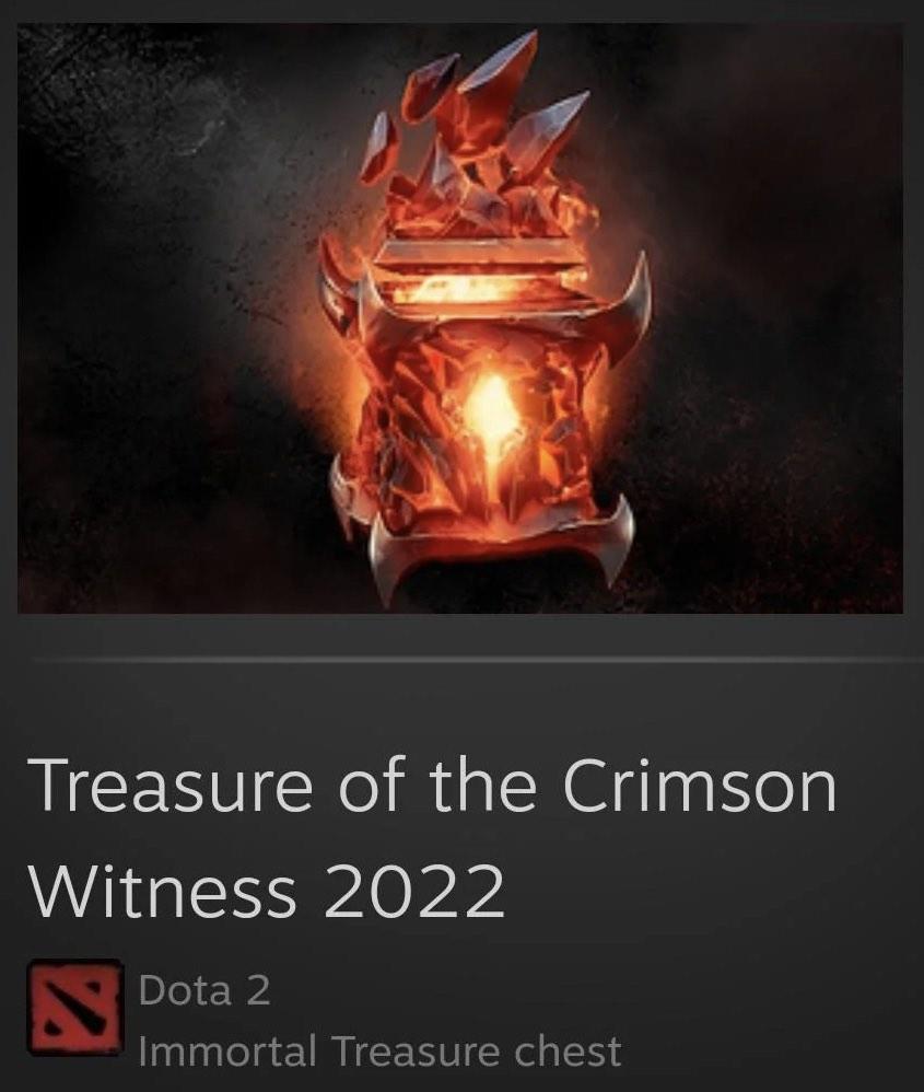 Dota 2 Treasure of the Crimson Witness 2022, Video Gaming, Video Games