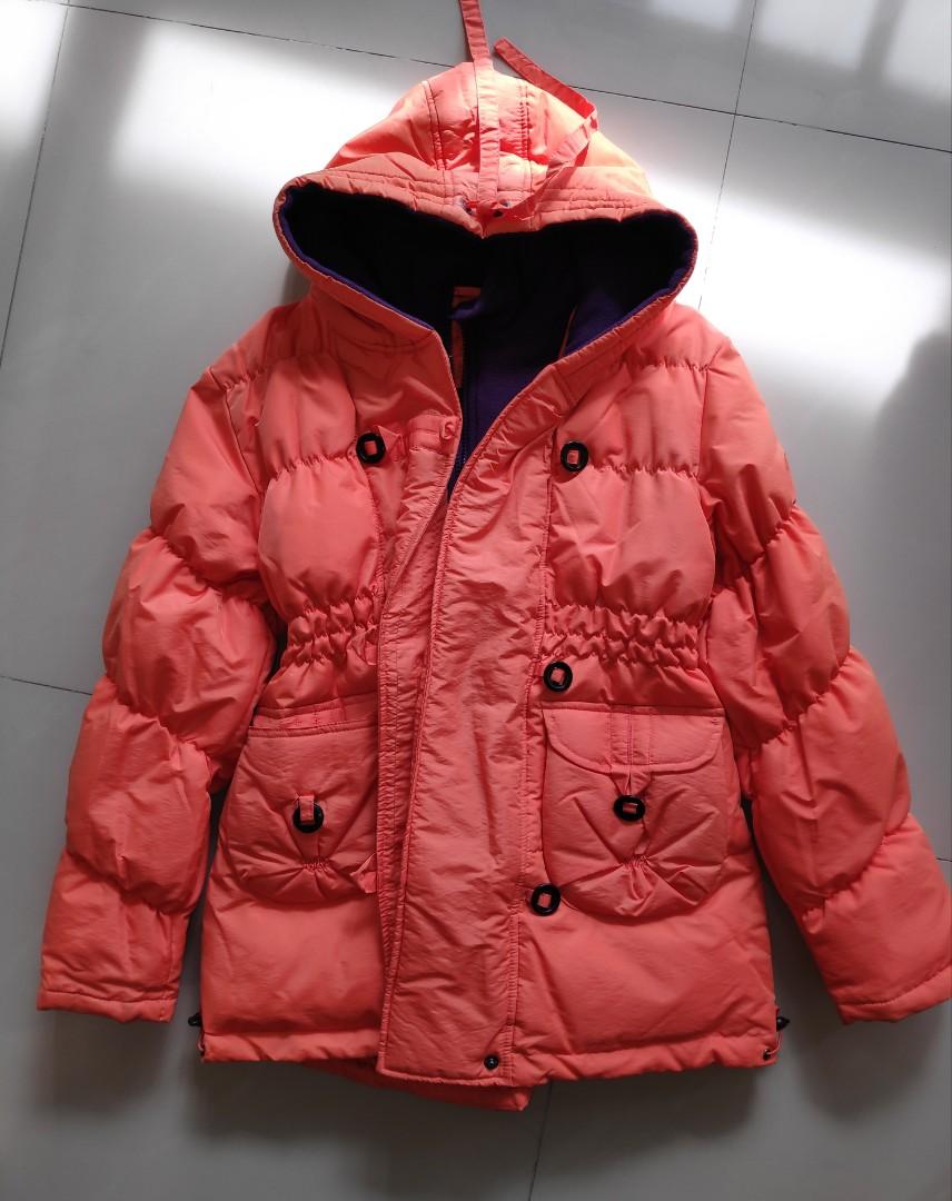 Down Winter Jacket with hood, Babies & Kids, Babies & Kids Fashion on
