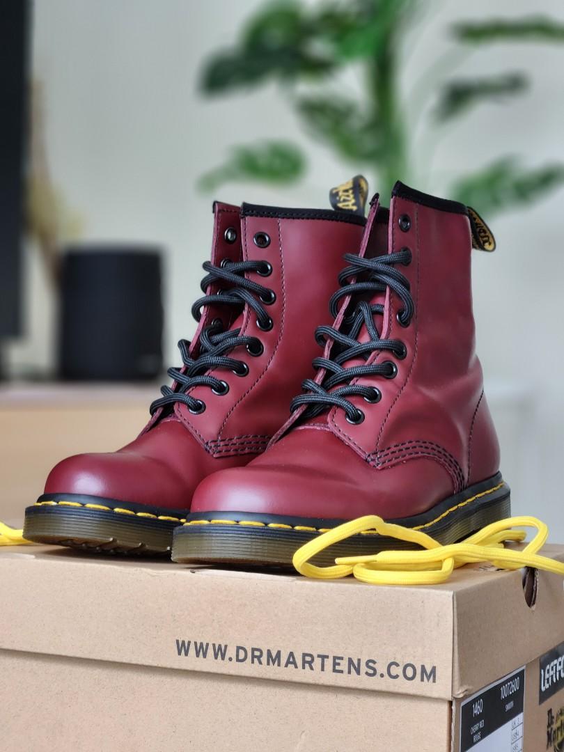 Cherry red cheap ankle boots
