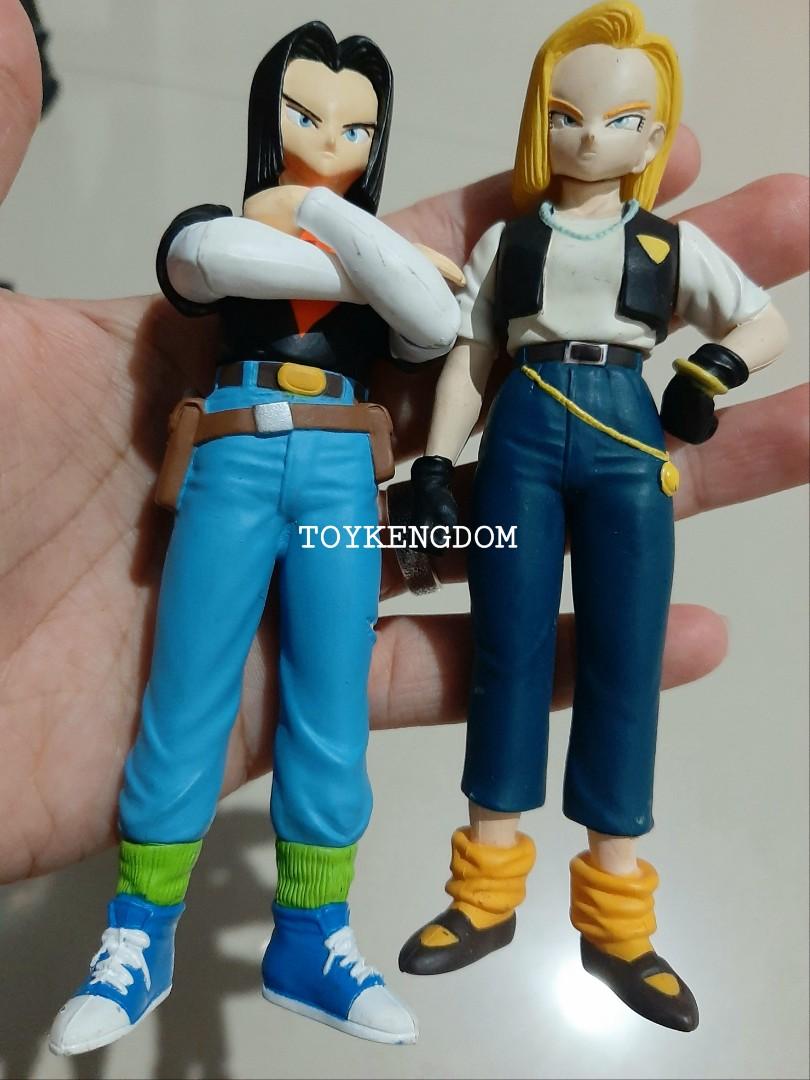 Dragon Ball Z / DBZ Sofubi Android 17 And Android 18 Figures Set ...