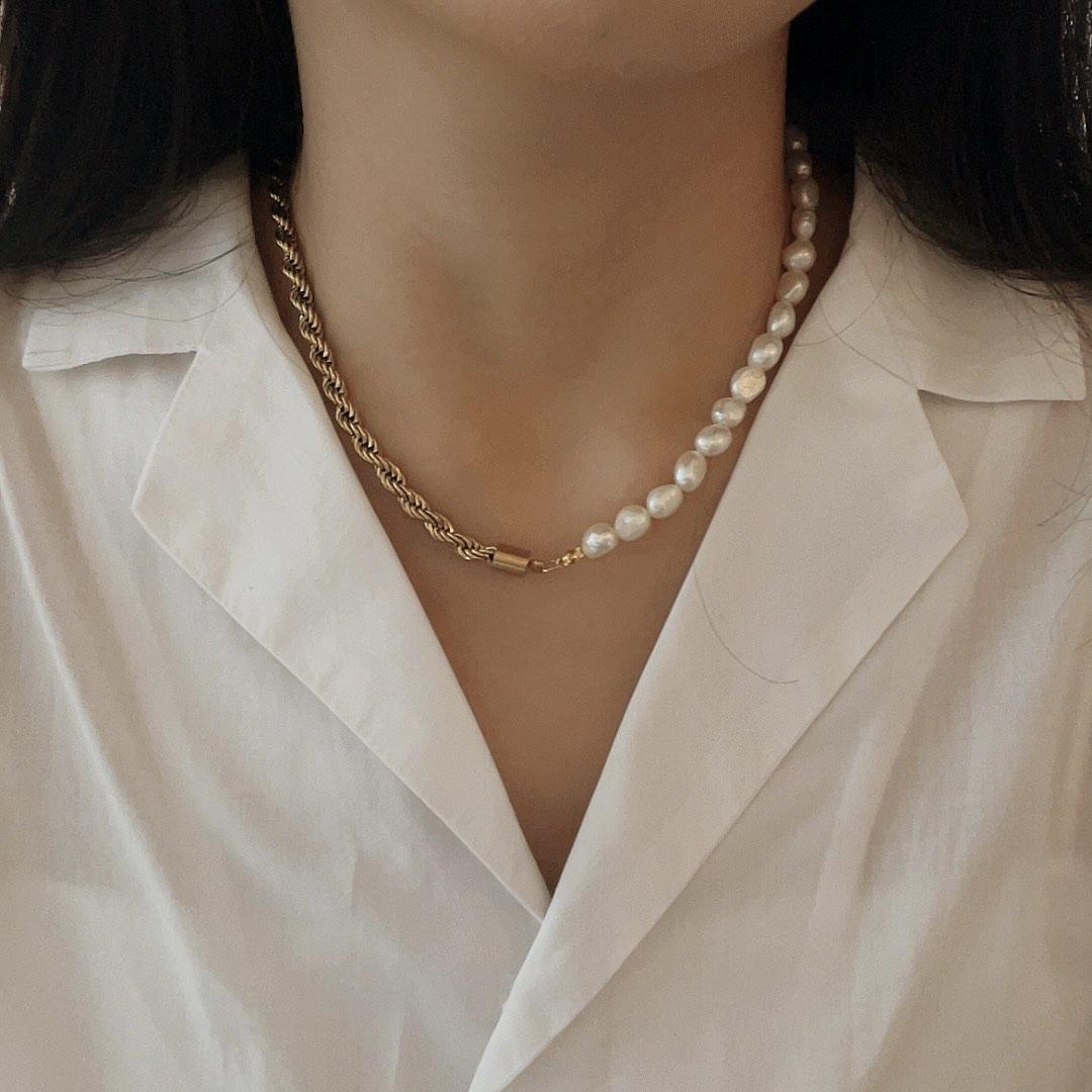 Chain pearl hotsell