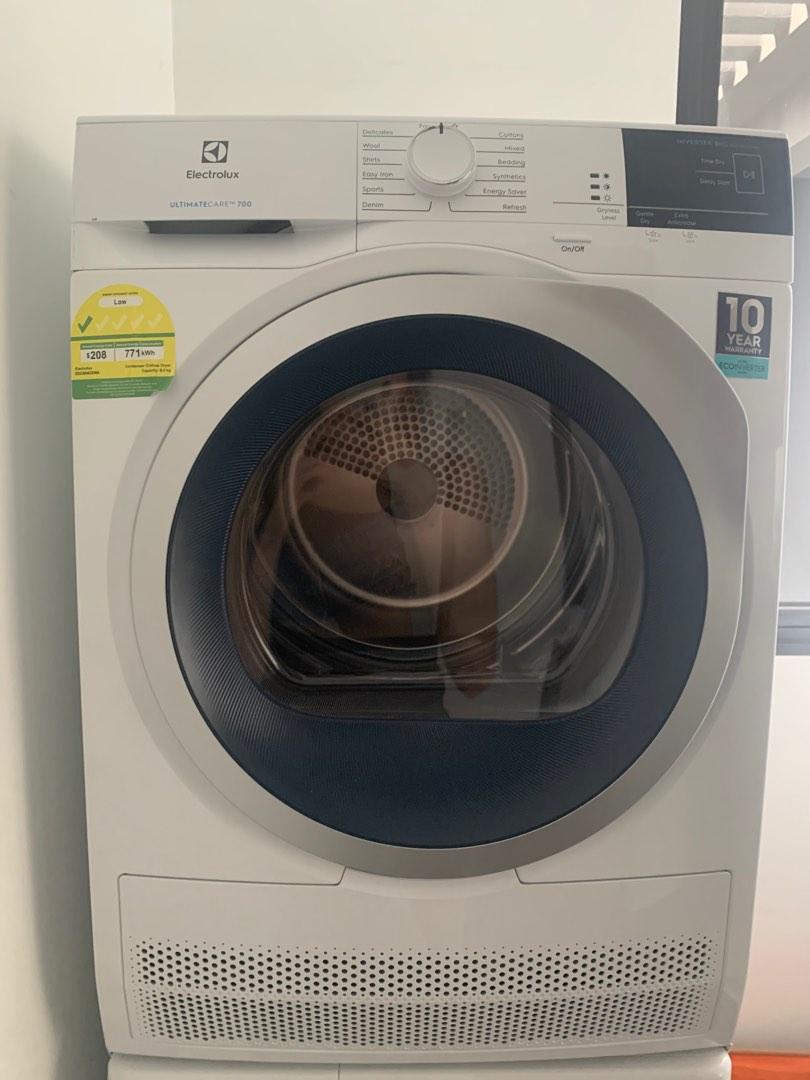 Electrolux Dryer UltimateCare 700 EDC804CEWA, TV & Home Appliances