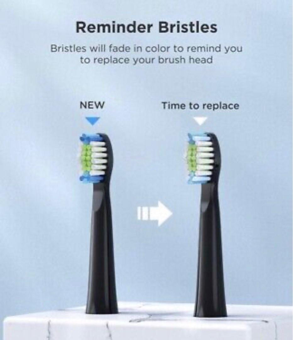 Fairywill E11 Sonic Electric Toothbrush with 5 Bursh Heads, Beauty ...