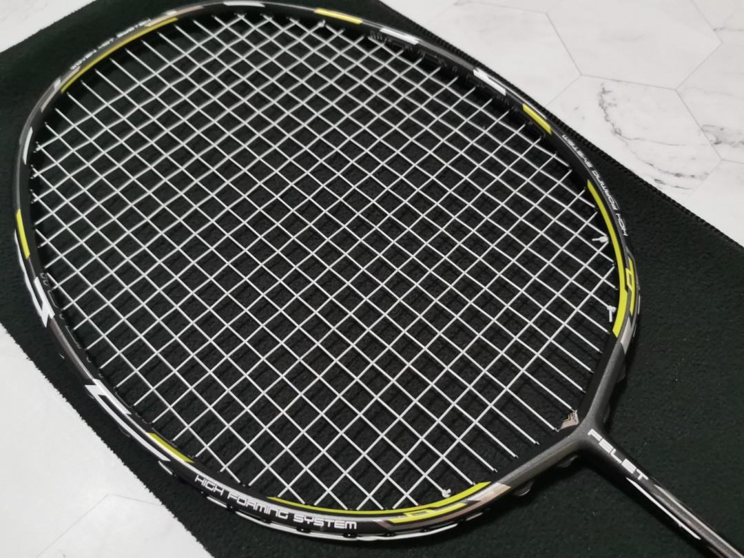 Felet Woven TJ Power Goh V Shem Badminton Racket with Yonex BG66 String ...