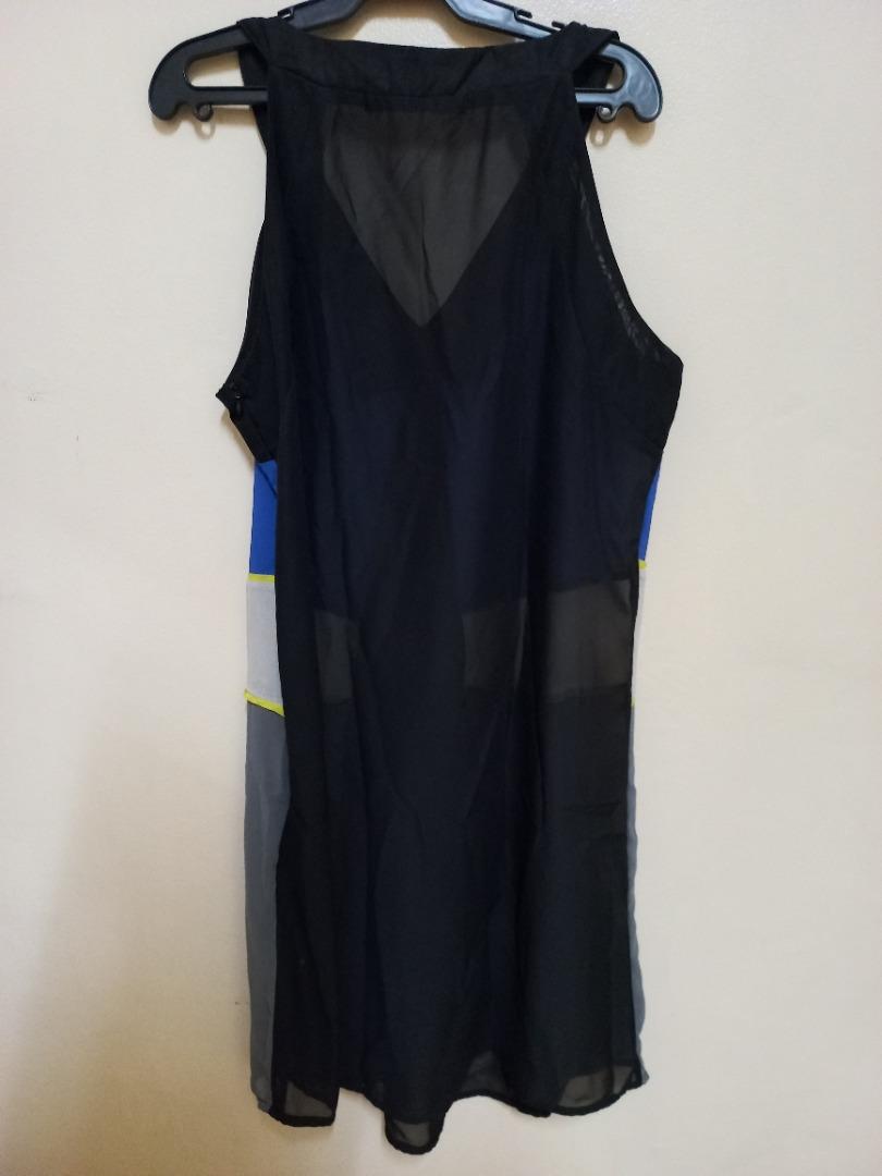 FOLDED AND HUNG CASUAL DRESS, LARGE (Category: Dresses) located in Marikina City. Submitted by hello-yellow (Listing ID 1192292506, Image 3). Description: Brand - FOLDED AND HUNG Blacl, Blue, Gray and Yellow color. L on tag. Fit Medium to Large. With side zipper. See through. Need inner. No issue or flaw. Personal Preloved Items. Please manage expectations. Very good condition. No issue or flaw. Minimal signs of usage. RFS - Decluttering. Nagbaba
