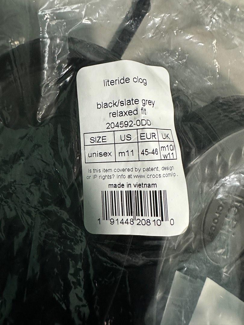 literide crocs black