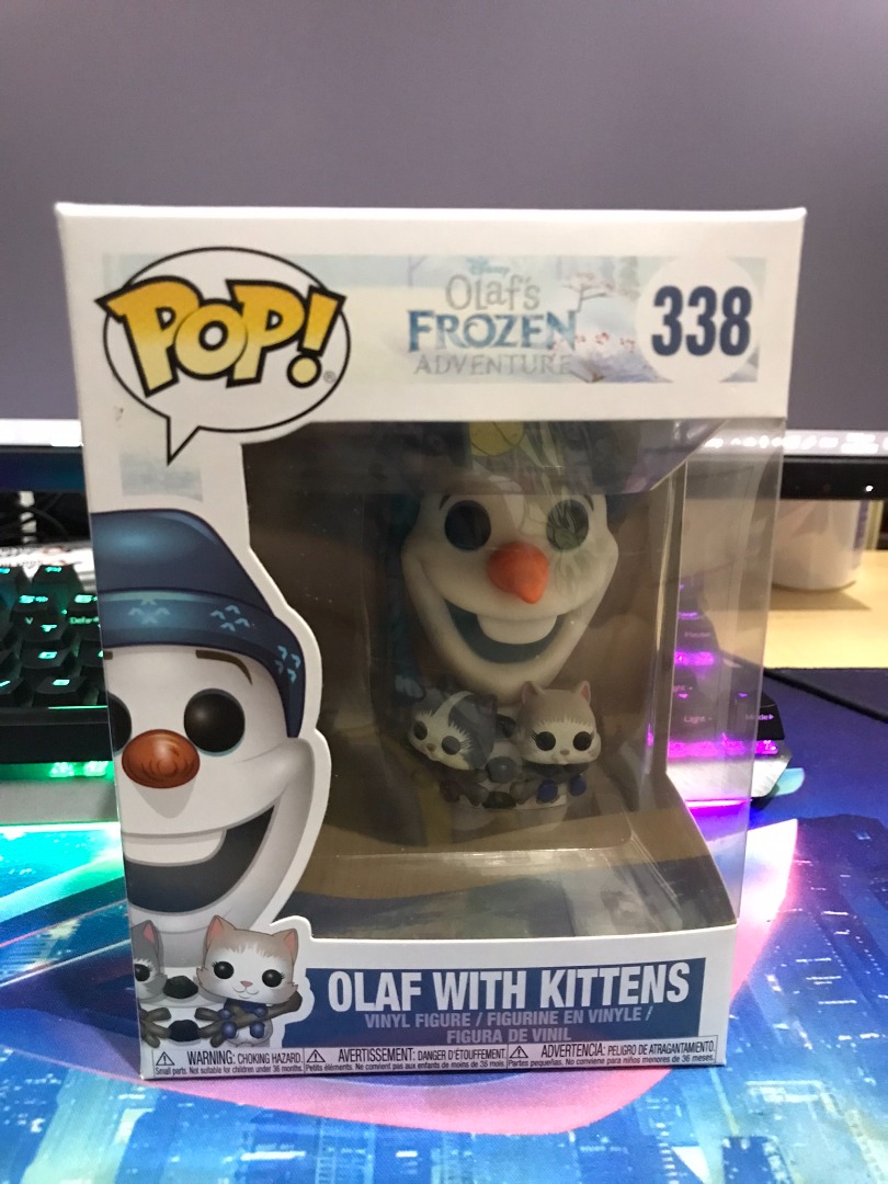 Olaf with kittens 2025