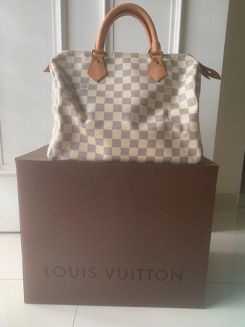 Genuine Louis Vuitton Speedy 25 white, Luxury, Bags & Wallets on ...