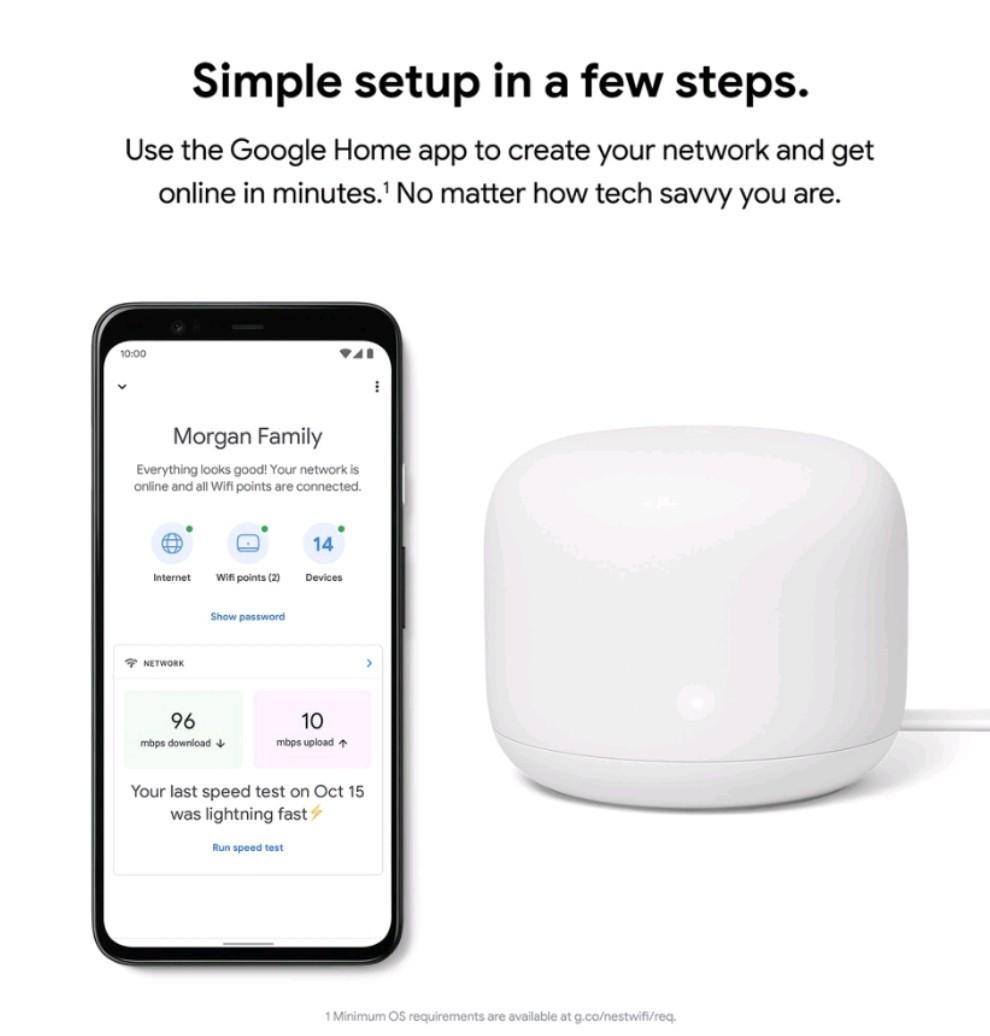 Google Nest WiFi Router & Point, Computers & Tech, Parts