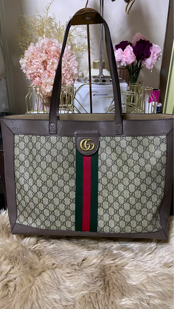 Gucci ophidia GG tote with three little pigs, Luxury, Bags & Wallets on ...