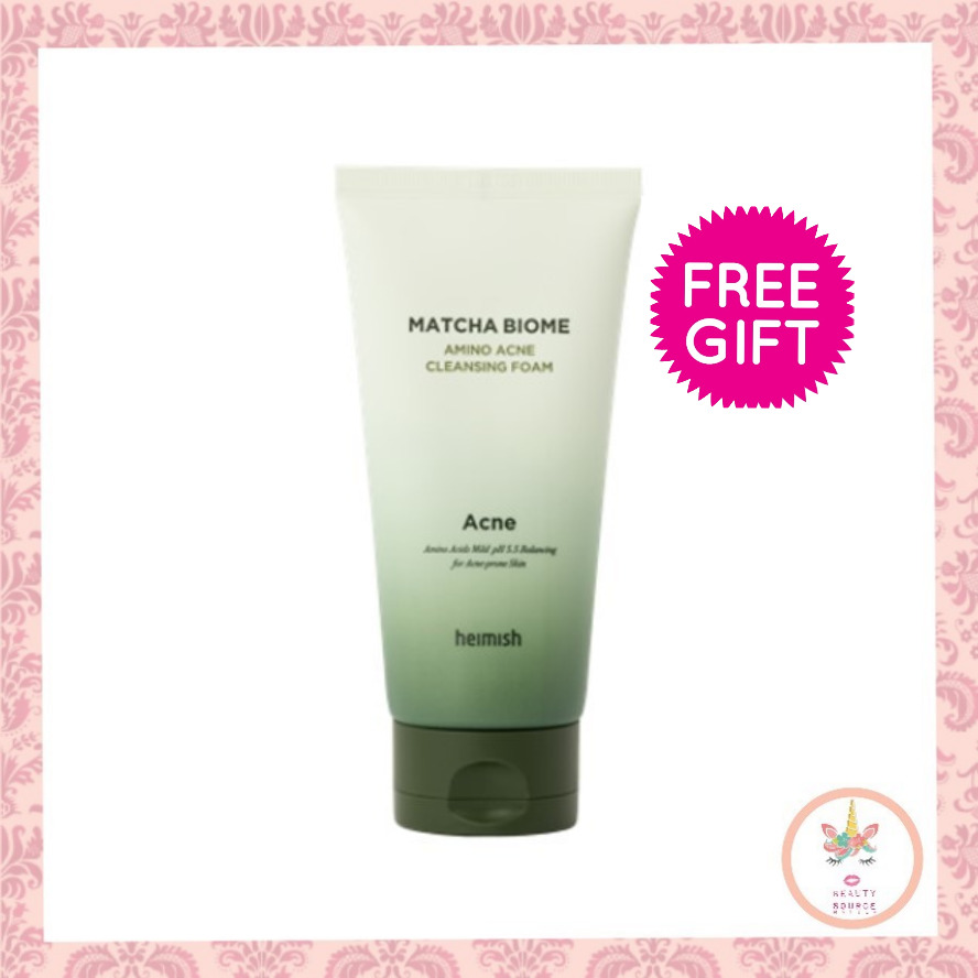 HEIMISH MATCHA BIOME AMINO ACNE CLEANSING FOAM 150mL, Beauty & Personal