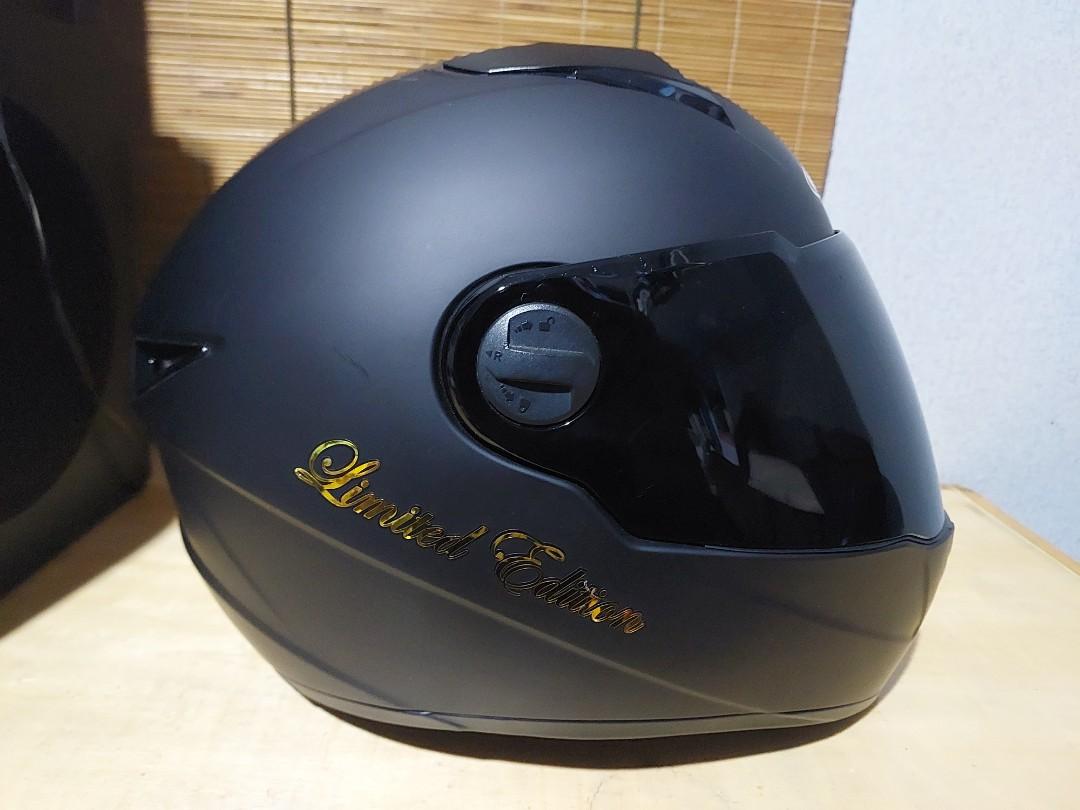 Helm Zeus Fullface Black Doff Limited Edition Motor di Carousell