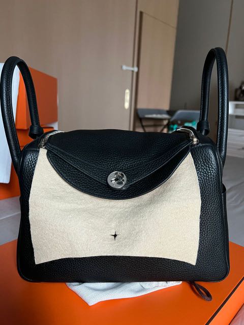 Hermes Lindy 26 Etoupe PHW BN, Luxury, Bags & Wallets on Carousell