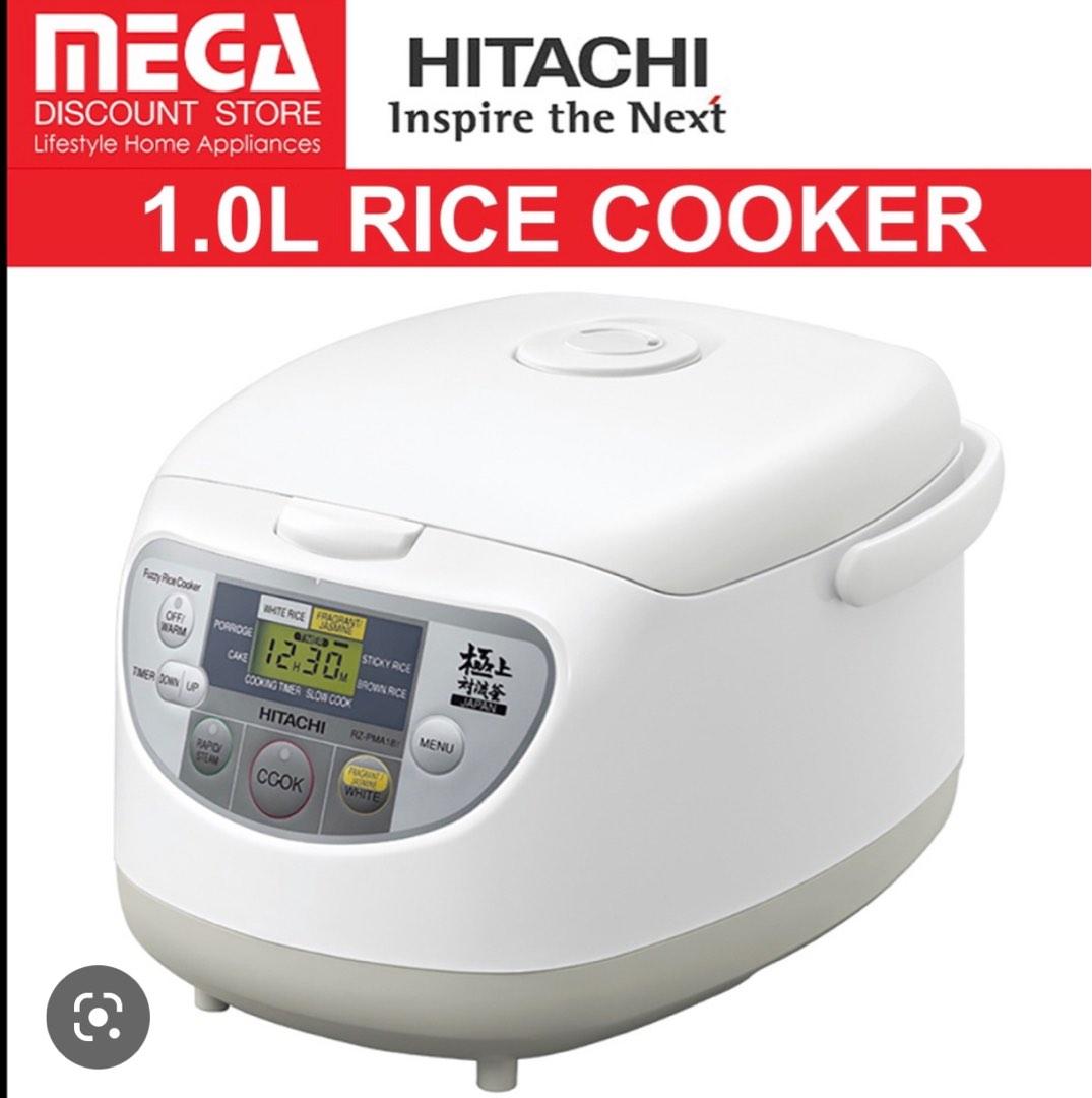 Hitachi convection rice cooker RZ pmA10Y W, TV & Home Appliances