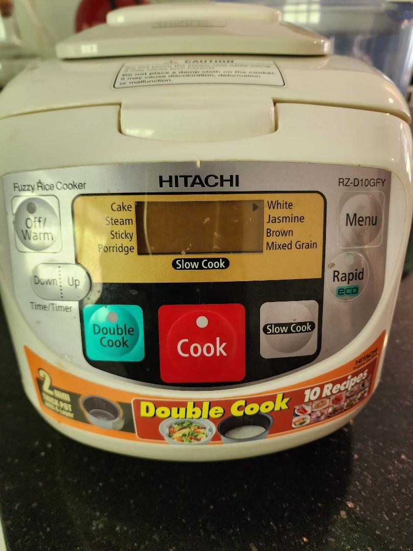 Hitachi fuzzy rice cooker, TV & Home Appliances, Kitchen Appliances